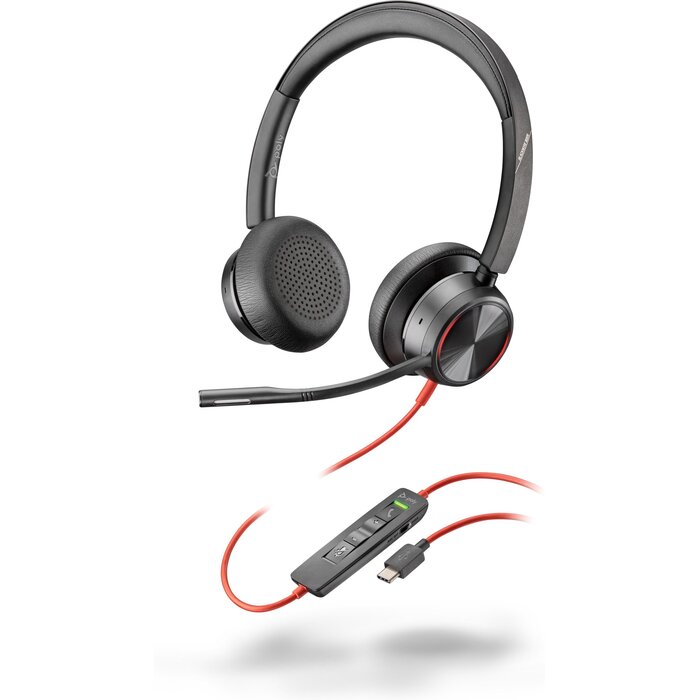 HP HP Blackwire 8225 USB-C Headset met ANC en Acoustic Fence microfoon