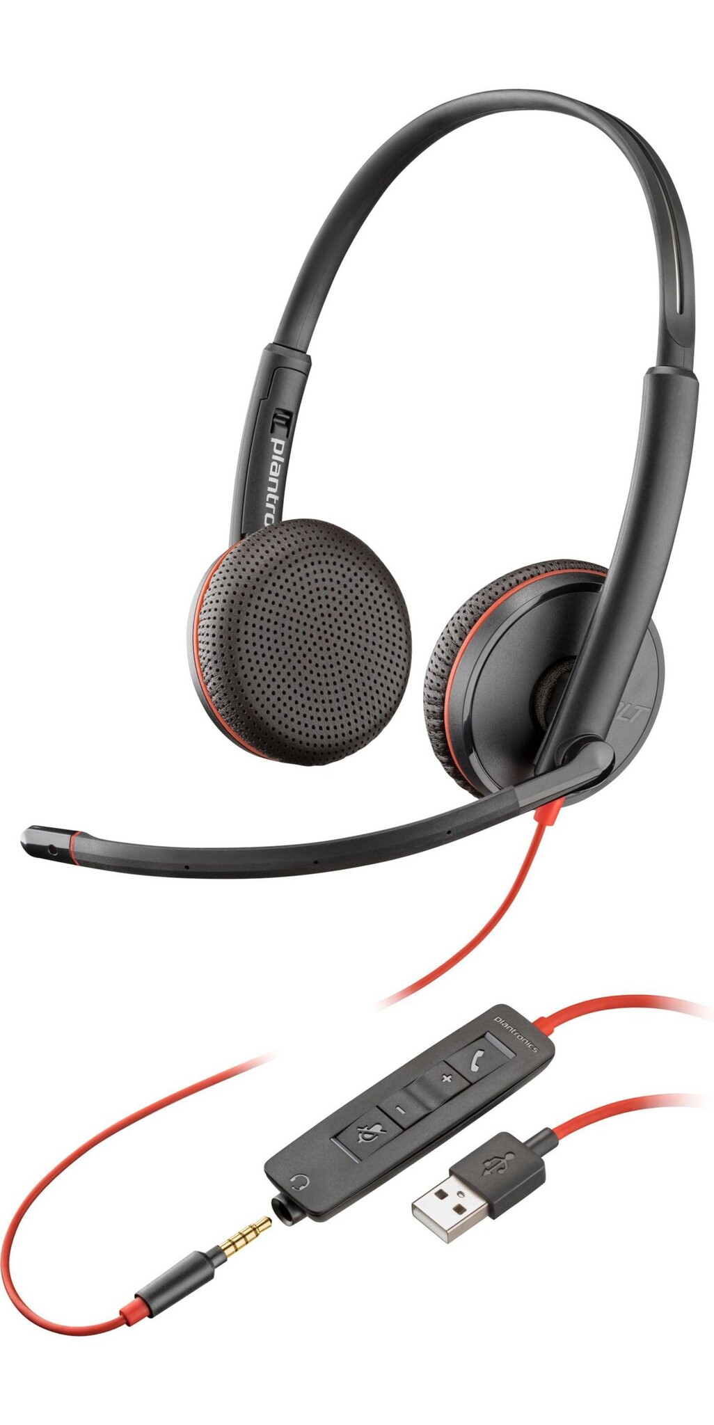 HP HP Blackwire C3225 Bedrade Stereo Headset USB & 3.5mm