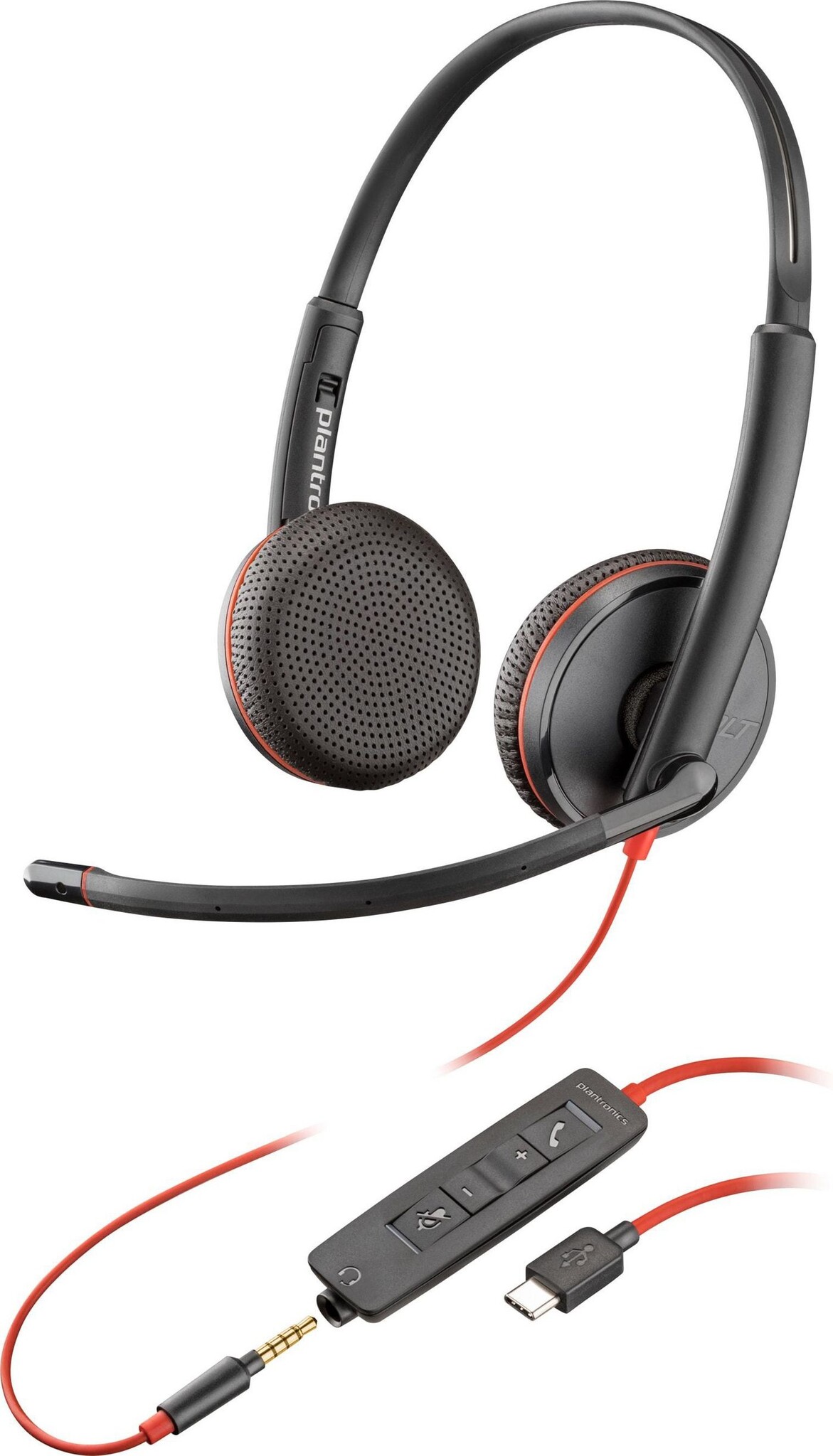 HP HP Blackwire C3225 Stereo Headset - USB-C met Ruisonderdrukking