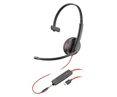 HP HP Blackwire C3215 Mono Headset - USB-C & 3.5mm