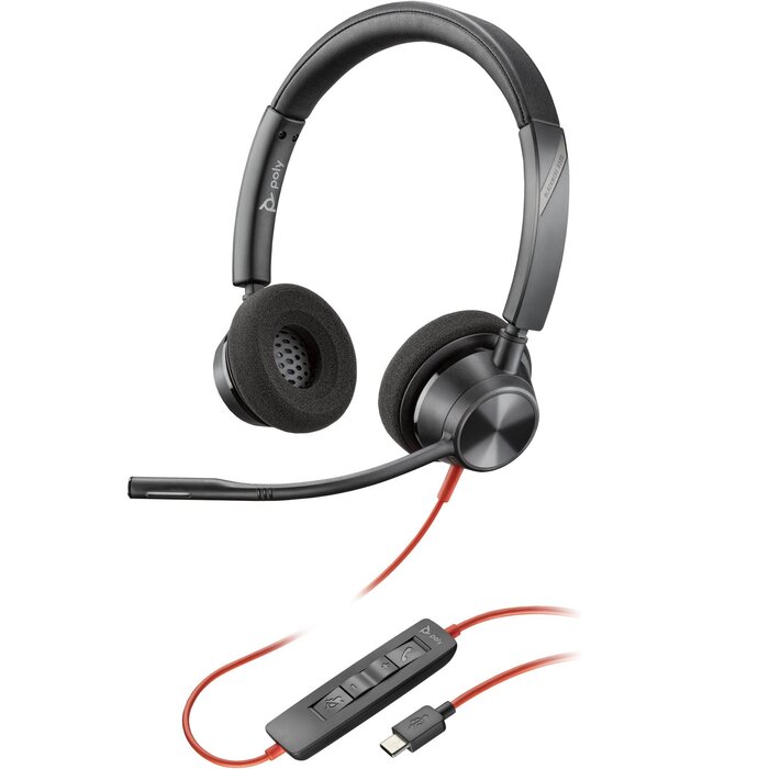 HP HP Blackwire 3320 Stereo USB-C Headset met Noise-Cancelling Microfoon
