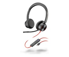 HP HP Blackwire 8225 Stereo ANC Headset - USB-C met USB-A Adapter (Teams)