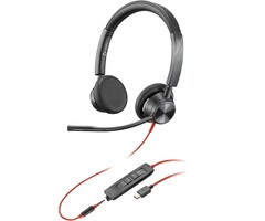 HP HP Blackwire 3325 Stereo USB-C Headset met 3.5mm en USB-A