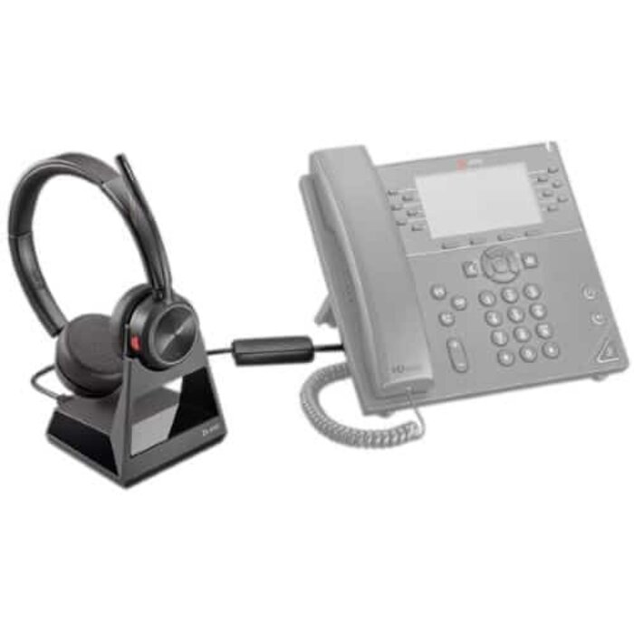 HP HP Savi 7220 Office Binaural DECT Headset - Draadloos voor PC & Bureautelefoon
