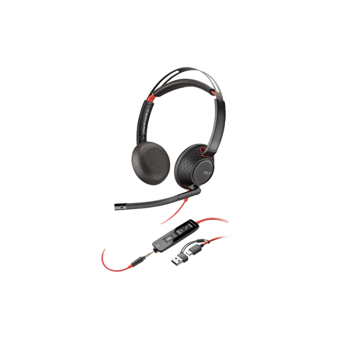 HP HP Blackwire 5210 Mono USB-C Headset met Noise-Cancelling