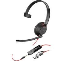 HP HP Blackwire 5210 Mono USB-C Headset met USB-A Adapter