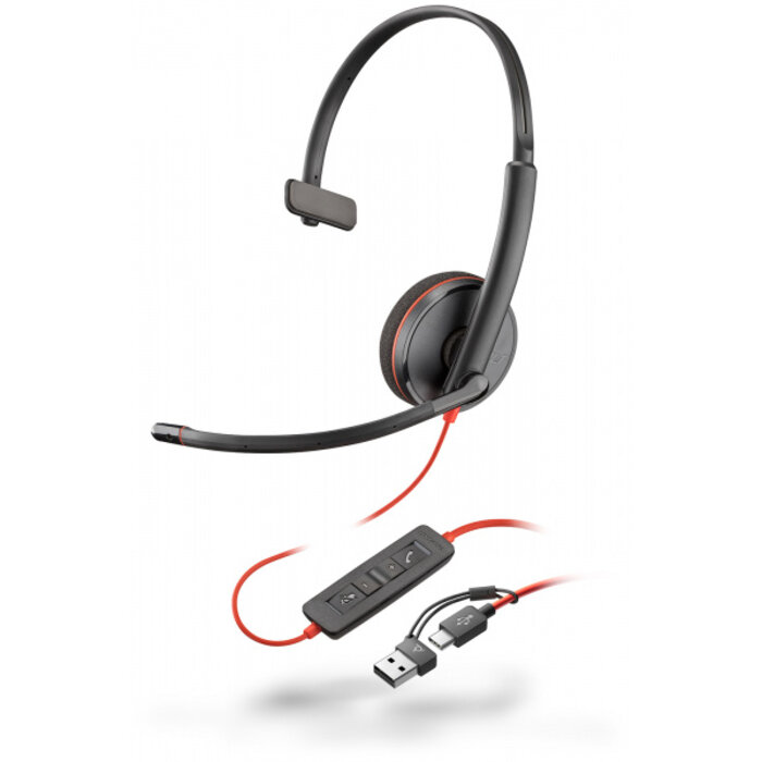 HP HP Blackwire 3210 Monaural USB-C Headset (8X2J8A6)