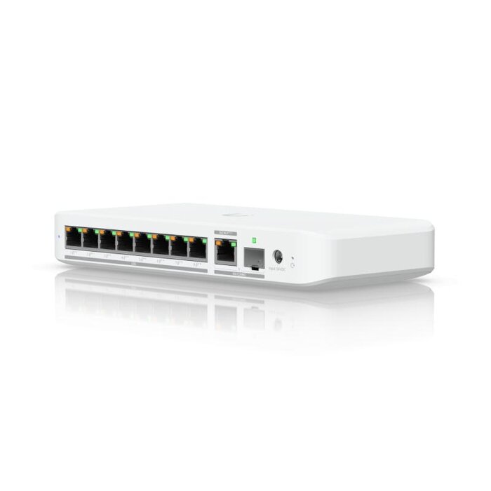 Ubiquiti Ubiquiti UniFi Switch Flex 8x 2.5G PoE+ met 2x 10G SFP+ uplinks (USW-FLEX-2.5G)