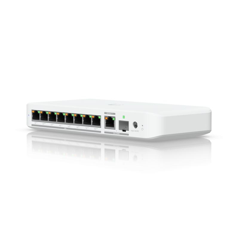 Ubiquiti Ubiquiti UniFi USW-FLEX-2.5G - 8-Poorts 2.5GbE PoE+ Switch met 2x 10G SFP+