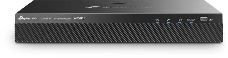 TP-Link TP-Link VIGI NVR2016H-16P 16-Poorts PoE+ NVR (VIGI NVR2016H-16P)