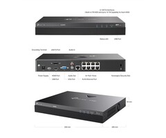 TP-Link TP-Link VIGI NVR2008H-8MP 8-kanaals 4K NVR