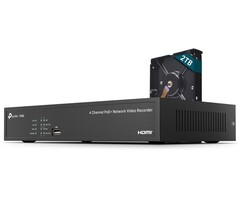 TP-Link TP-Link VIGI NVR | 4-kanaals 2TB HDD 4x PoE+