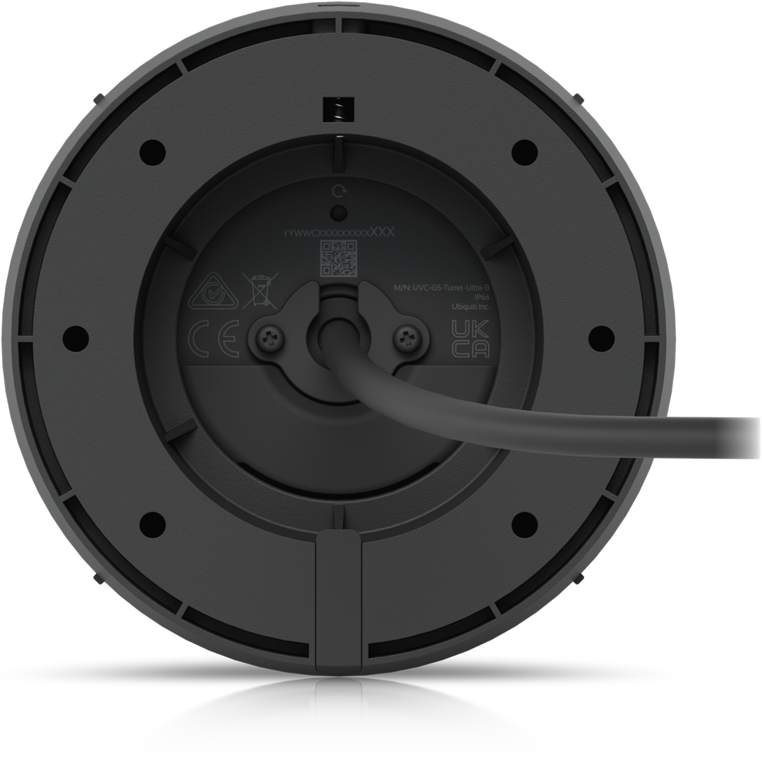 Ubiquiti Ubiquiti UniFi G5 Turret Ultra 2K Camera Zwart (UVC-G5-TURRET-ULTRA-B)