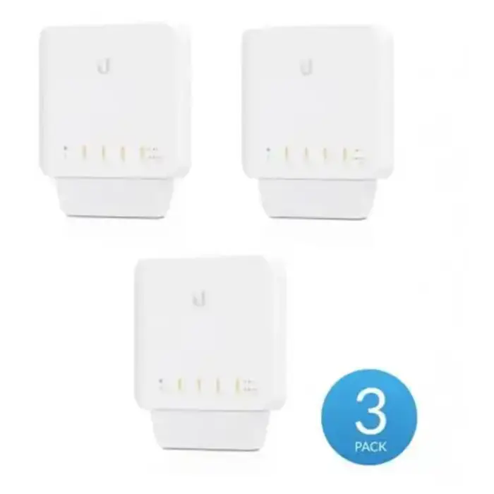 Ubiquiti Ubiquiti UniFi Switch Flex 3-pack | Weerbestendige PoE Switch (USW-FLEX-3)