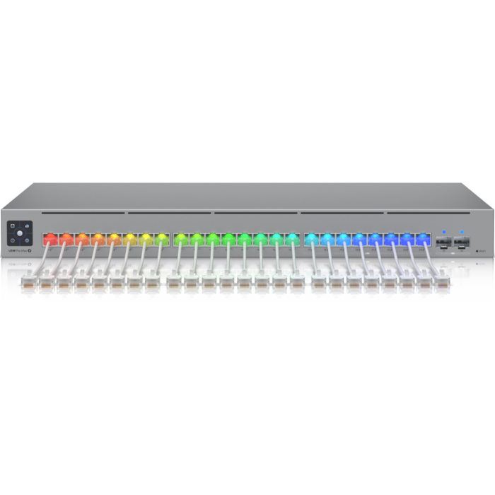 Ubiquiti Ubiquiti UniFi Etherlighting Patchkabel Cat6 1m Wit - Ultradunne RJ45 Netwerkkabel