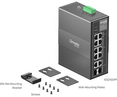 TP-Link TP-Link Omada IES210GPP Industriële Switch (8x PoE++, 2x SFP, 240W)