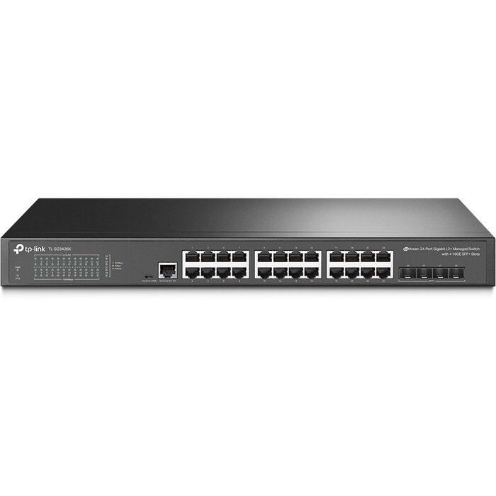 TP-Link TP-Link Omada SG3428X L2+ Managed 24-Port Gigabit Switch met 4x 10G SFP+ Uplinks