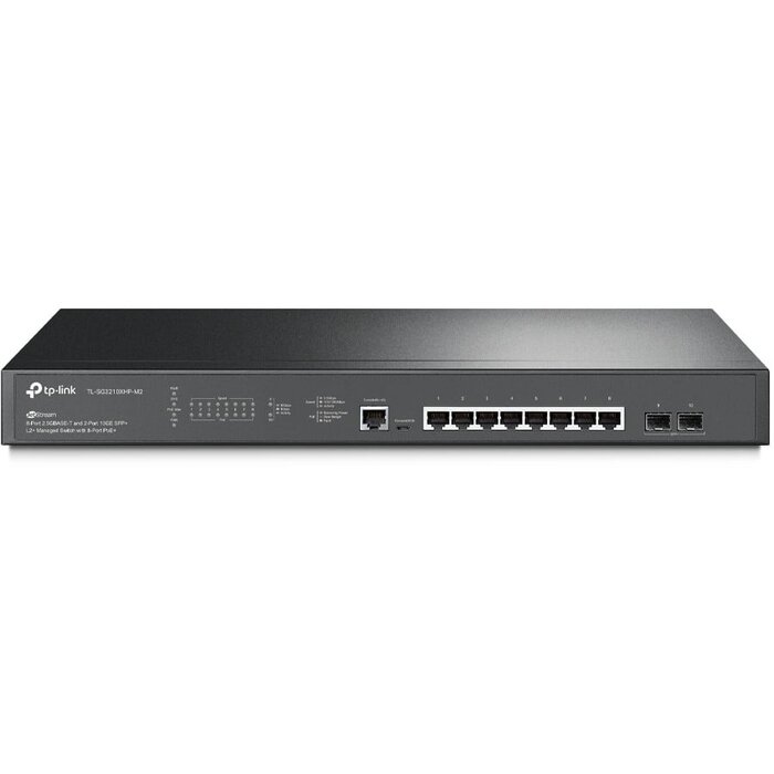 TP-Link TP-Link Omada SG3210XHP-M2 8-Poort 2.5G PoE+ Managed Switch met 10G Uplinks