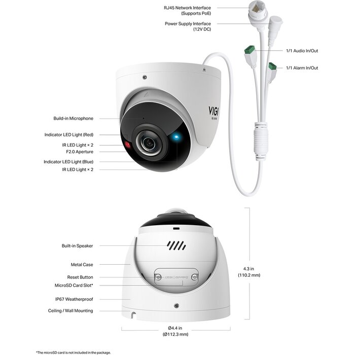 TP-Link TP-Link InSight S485PI 8MP Outdoor IP-Beveiligingscamera