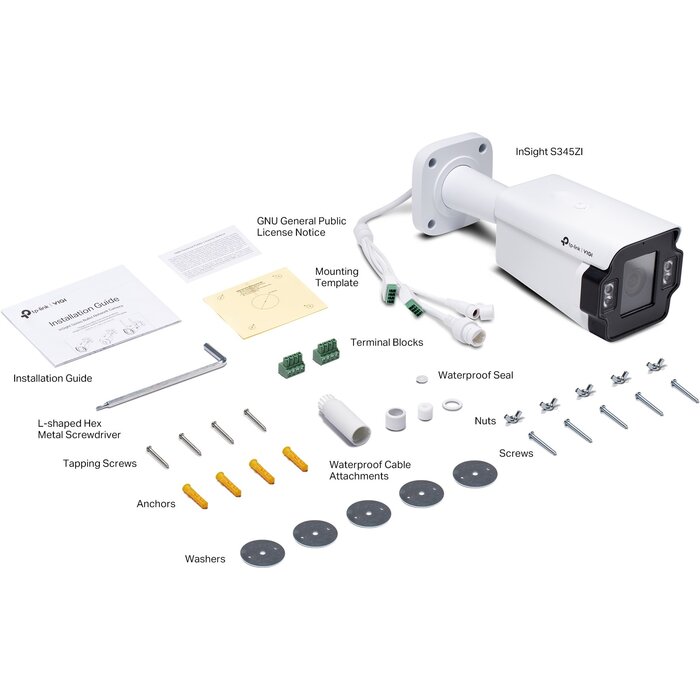 TP-Link TP-Link InSight S345ZI PoE Buitencamera - 4MP - 5x Optische Zoom - IP67