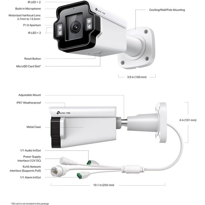 TP-Link TP-Link InSight S345ZI 4MP Buitencamera met 5x Zoom (InSight S345ZI)