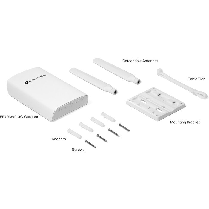 TP-Link TP-Link Omada ER703WP-4G Outdoor 4G LTE Router met Wi-Fi en PoE