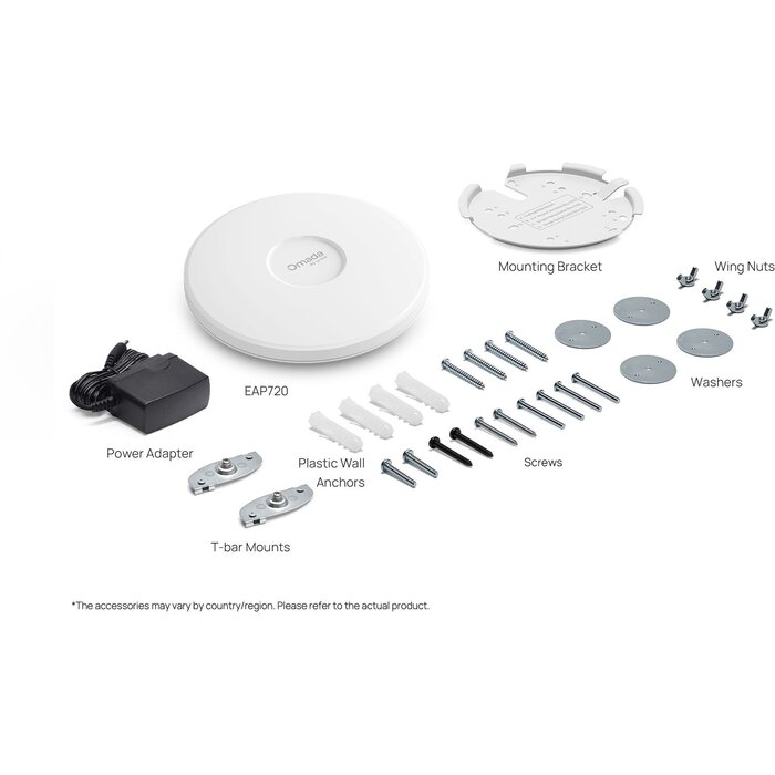 TP-Link TP-Link Omada EAP720 Wi-Fi 7 BE5000 Dual-Band Access Point met 2.5G PoE+