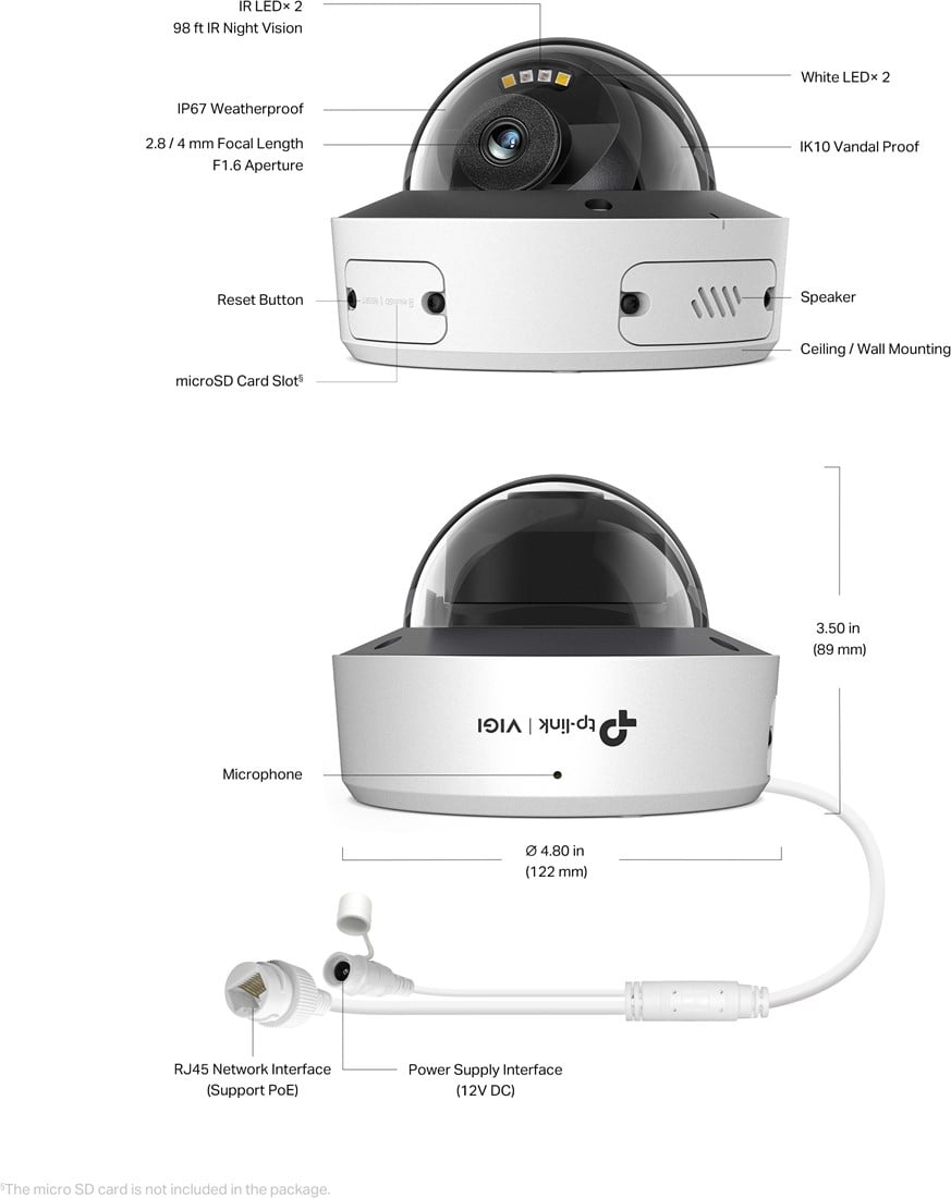 TP-Link TP-Link InSight S245 4MP PoE Buitencamera met AI-detectie
