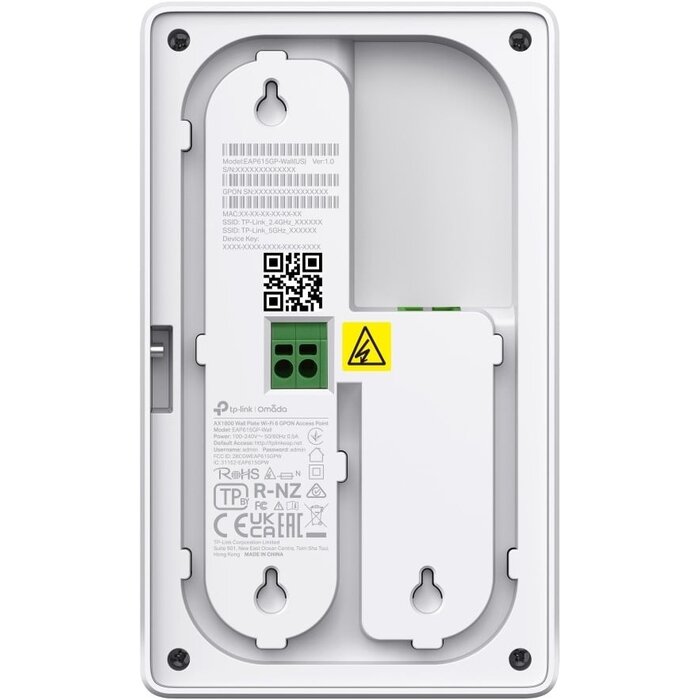 TP-Link TP-Link Omada EAP615GP-Wall Wi-Fi 6 In-Wall AP PoE (EAP615GP-Wall)