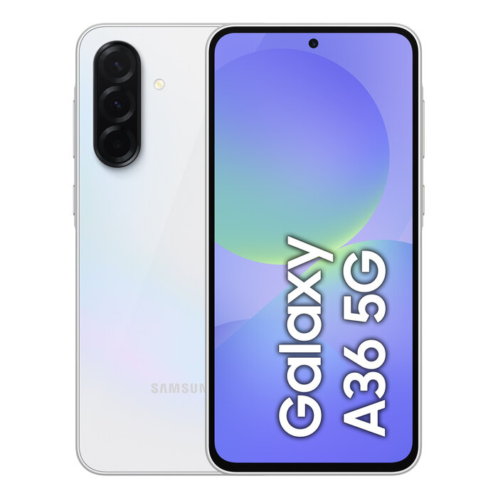 Samsung Samsung Galaxy A36 256GB Wit - Smartphone met 6.5 inch AMOLED scherm