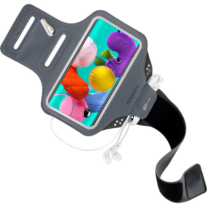 Mobiparts Mobiparts Comfort Fit Sportarmband Samsung A51 Black (MP-104843)