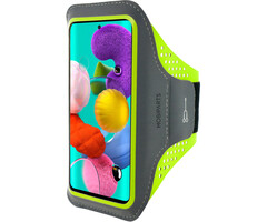 Mobiparts Mobiparts Comfort Fit Sportarmband A51 Neon Groen