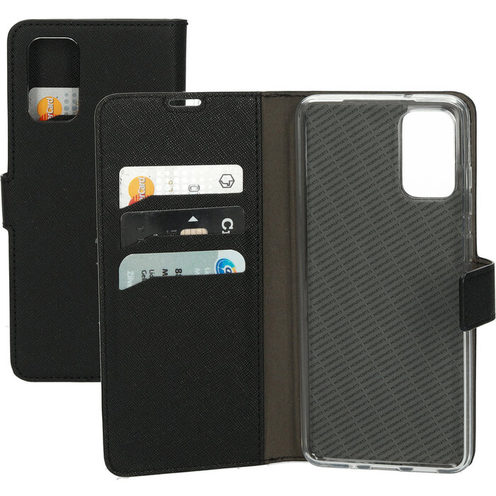 Mobiparts Mobiparts Saffiano Wallet Case Samsung S20 Plus Zwart (MP-106600)