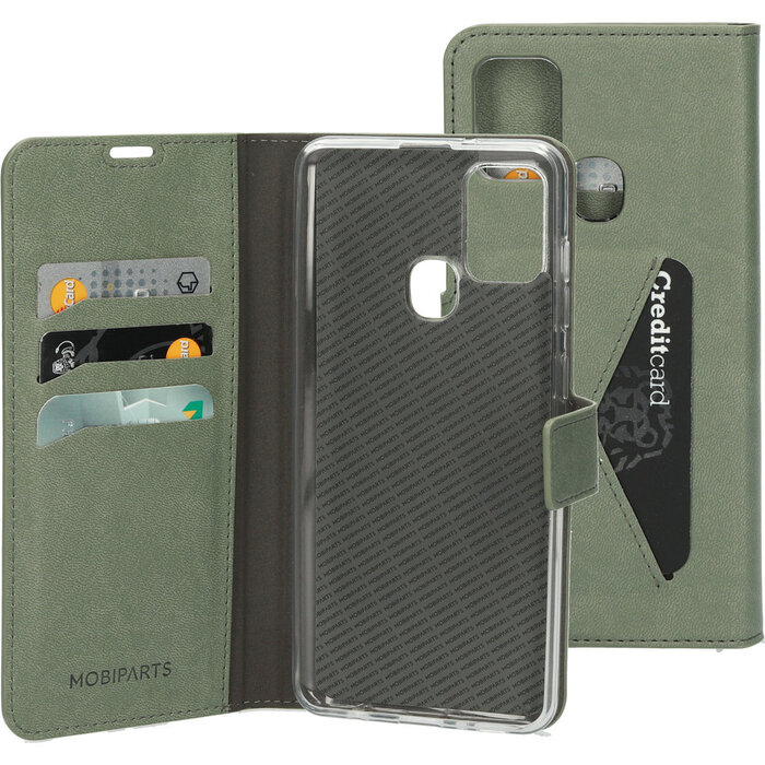 Mobiparts Mobiparts Classic Wallet Case Samsung A21s Groen (MP-108017)