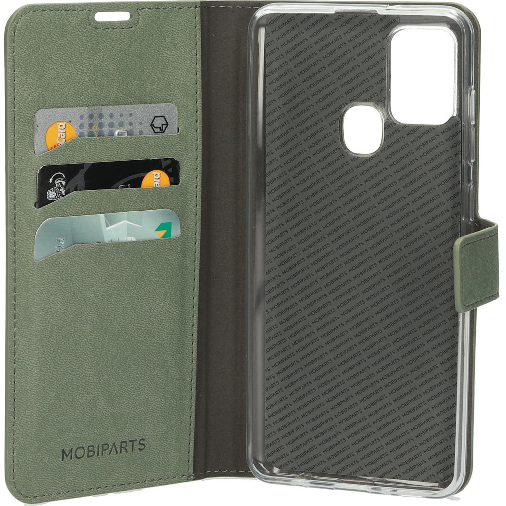 Mobiparts Mobiparts Classic Wallet Case Samsung A21s Groen (MP-108017)