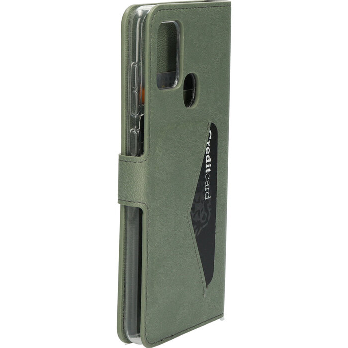 Mobiparts Mobiparts Classic Wallet Case Samsung A21s Groen (MP-108017)