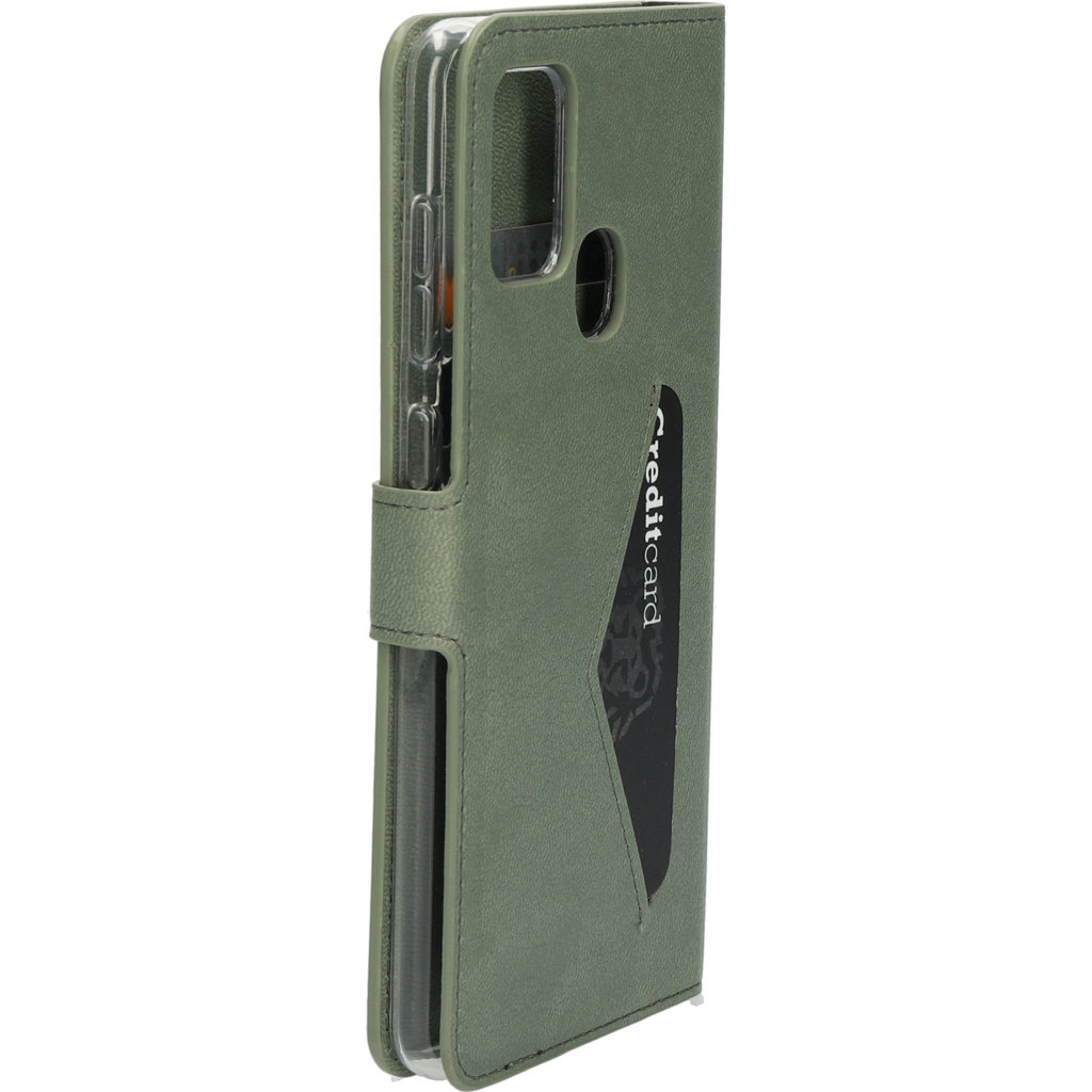 Mobiparts Mobiparts Classic Wallet Case Samsung A21s Groen (MP-108017)