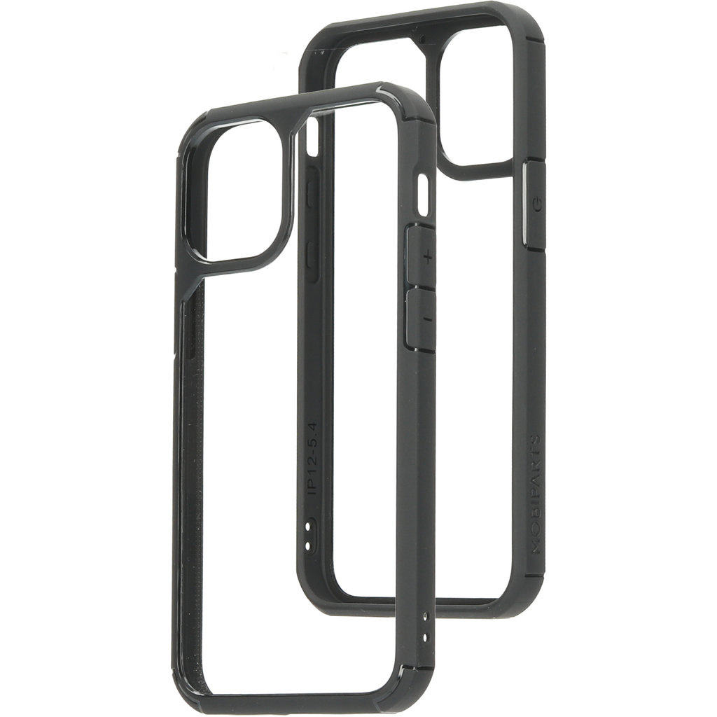 Mobiparts Mobiparts Rugged Clear Case iPhone 12 Mini Black (MP-108440)