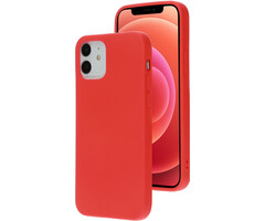 Mobiparts Mobiparts Siliconen Hoesje iPhone 12 / 12 Pro Rood