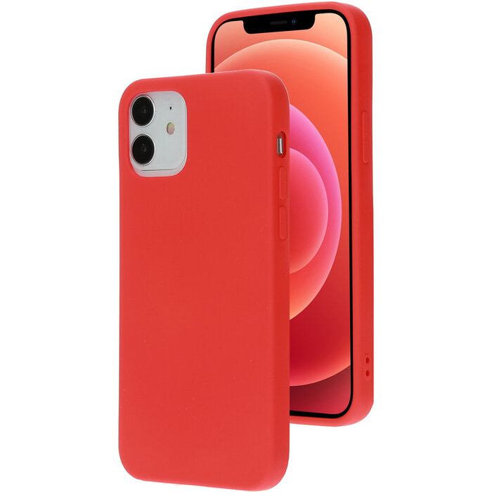 Mobiparts Mobiparts Silicone Cover iPhone 12/12 Pro Scarlet Red (MP-108541)