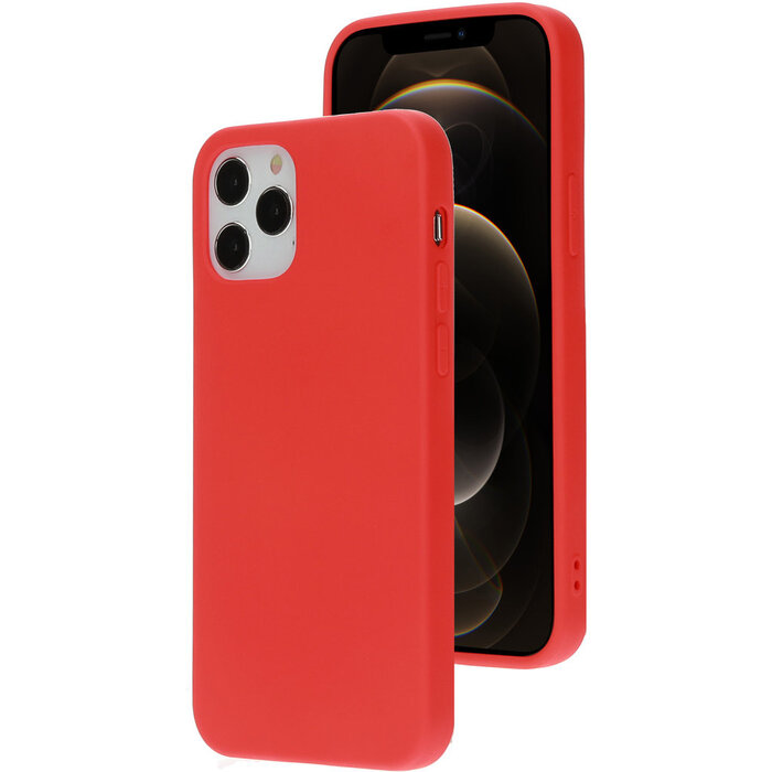 Mobiparts Mobiparts Silicone Cover iPhone 12/12 Pro Scarlet Red (MP-108541)