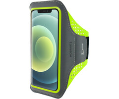 Mobiparts Mobiparts Comfort Fit Sport Armband Apple iPhone 12 Mini Neon Green