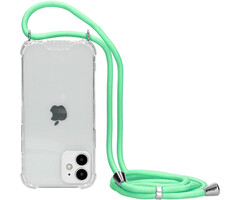 Mobiparts Mobiparts iPhone 12 Mini Lanyard Case Groen
