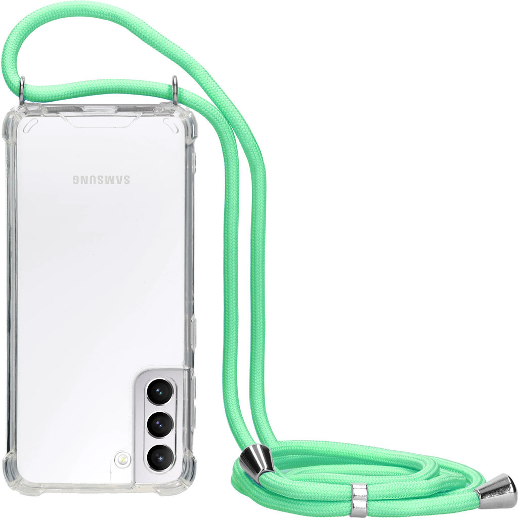 Mobiparts Mobiparts Lanyard Case Samsung Galaxy S21 Green Cord