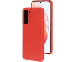 Mobiparts Mobiparts Silicone Cover Samsung Galaxy S21 Scarlet Red