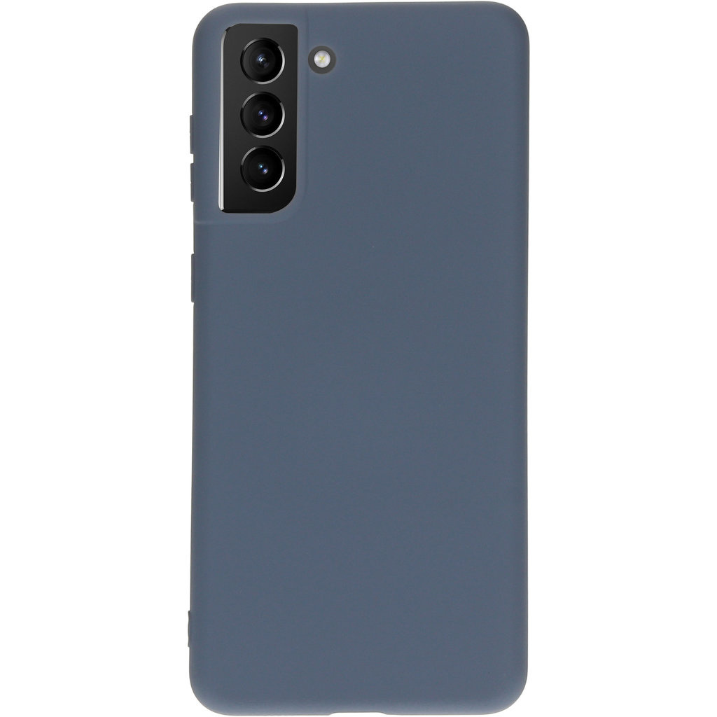 Mobiparts Mobiparts Silicone Cover Samsung Galaxy S21 Plus Royal Grey