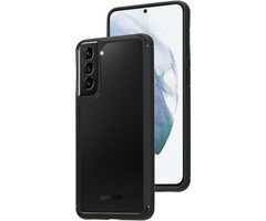 Mobiparts Mobiparts Rugged Clear Case S21 Plus Zwart