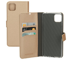 Mobiparts Mobiparts Saffiano Wallet Case Samsung Galaxy A22 5G (2021) Copper