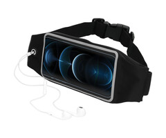 Mobiparts Mobiparts Comfort Fit Sport Belt Apple iPhone 12/12 Pro Black