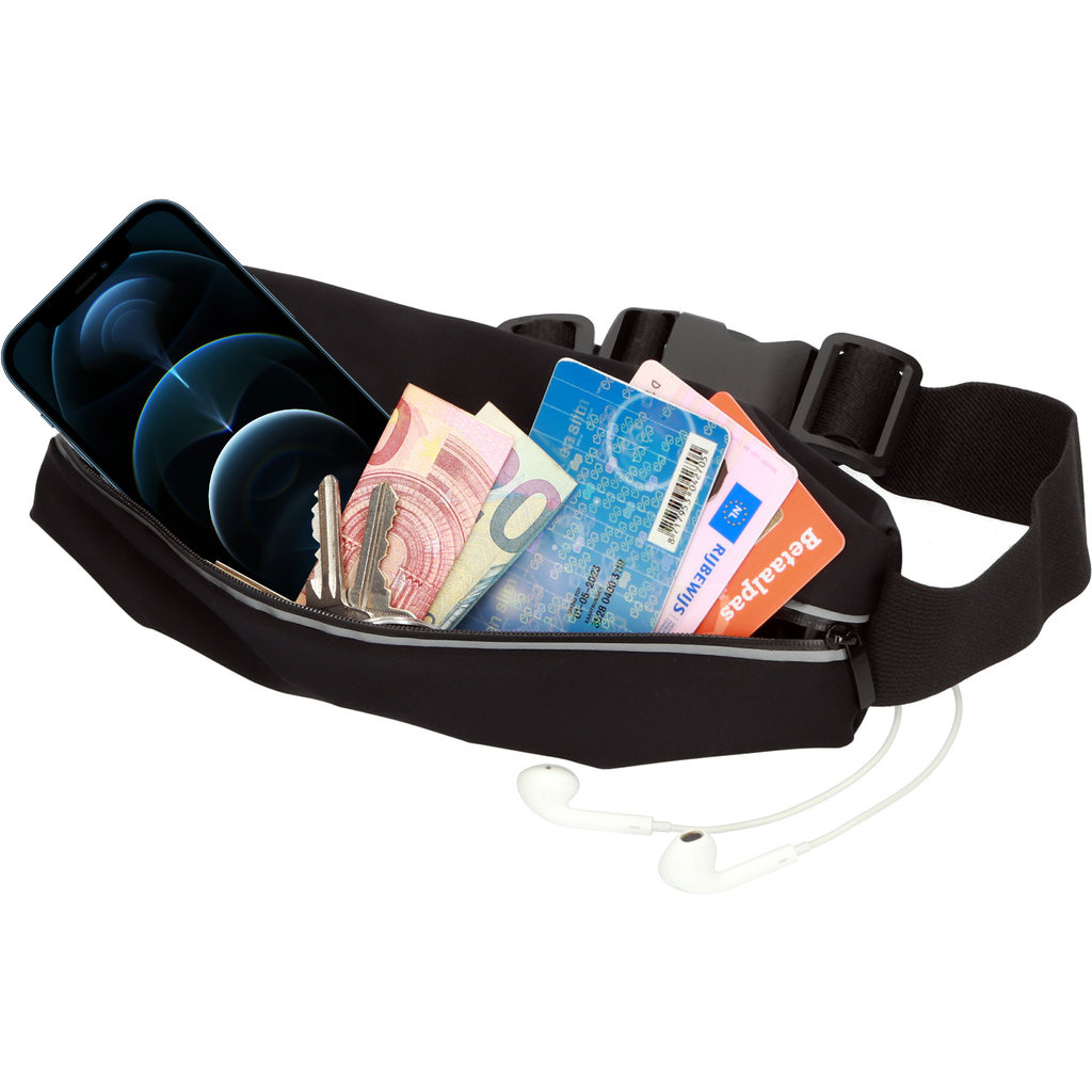 Mobiparts Mobiparts Comfort Fit Sport Belt Apple iPhone 12/12 Pro Black